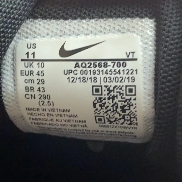 Nike Air Max 200 Gold/Red Athletic Running Shoes AQ2568-700 Men's Size 11 - Picture 11 of 11